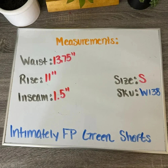 Free People Intimately Lucky In Love Lounge Short Relaxed Lightweight Green Sz S - Picture 8 of 8